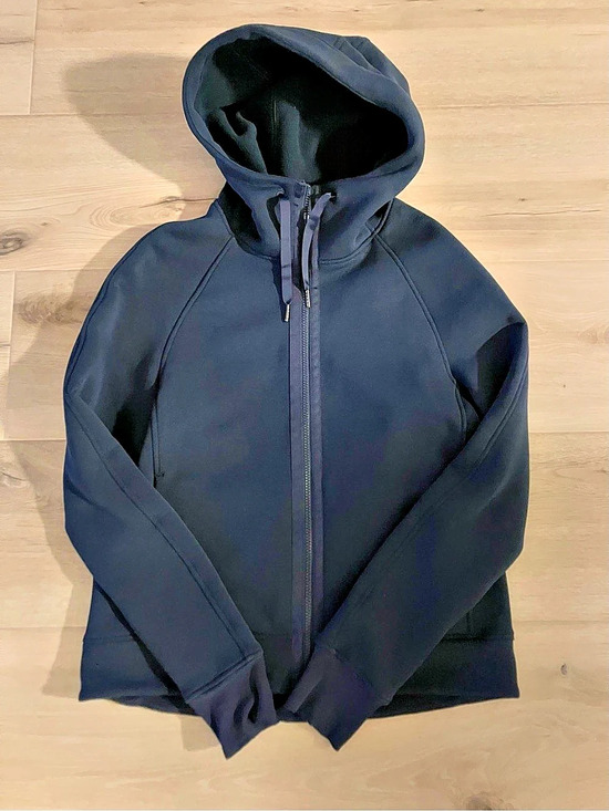 lululemon athletica Tops - Lululemon Scuba Full-Zip Hoodie Navy